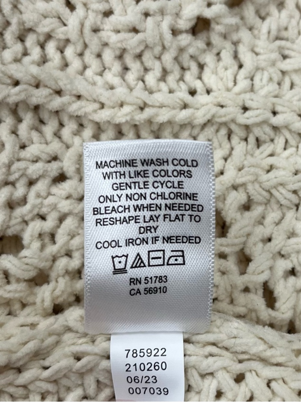 🎞️ Maurices Cream Crewneck Cable Knit Pullover Sweater | Women’s Sz Sm - Picture 7 of 7
